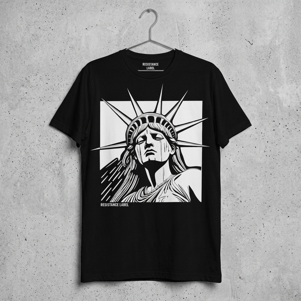Liberty Weeps T-Shirt | Black - Image 6