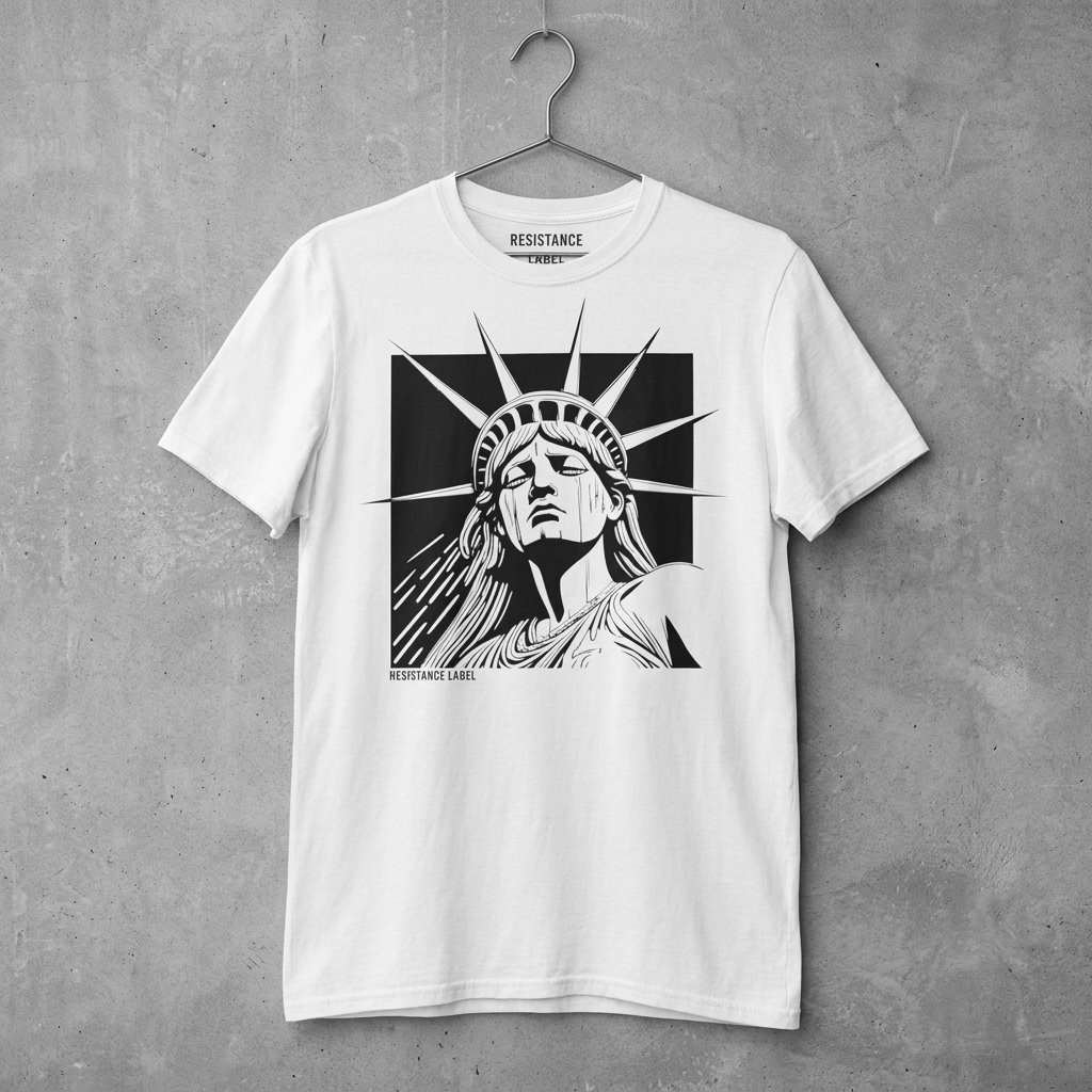 Liberty Weeps T-Shirt | White - Image 6