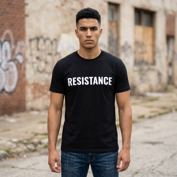 Resistance Full Chest T-Shirt | Black