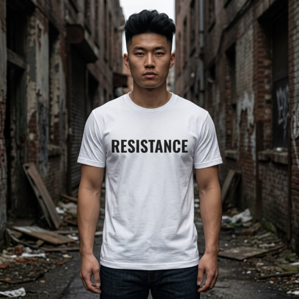 Resistance Full Chest T-Shirt | White
