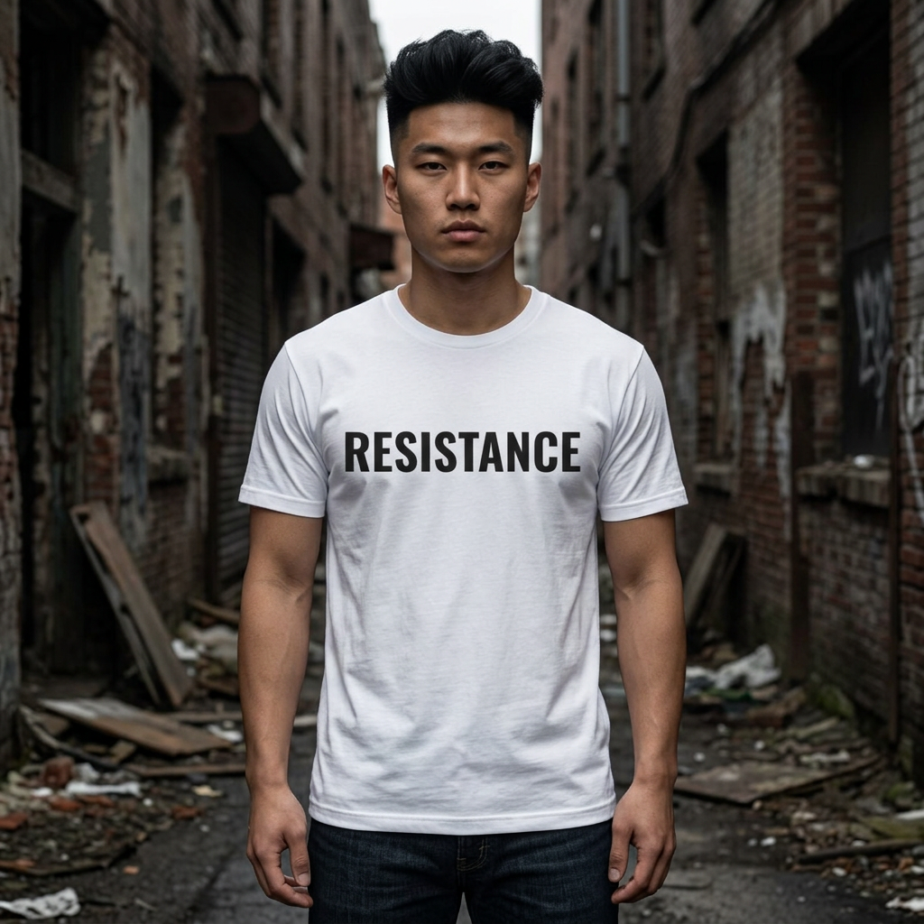 Resistance Full Chest T-Shirt | White