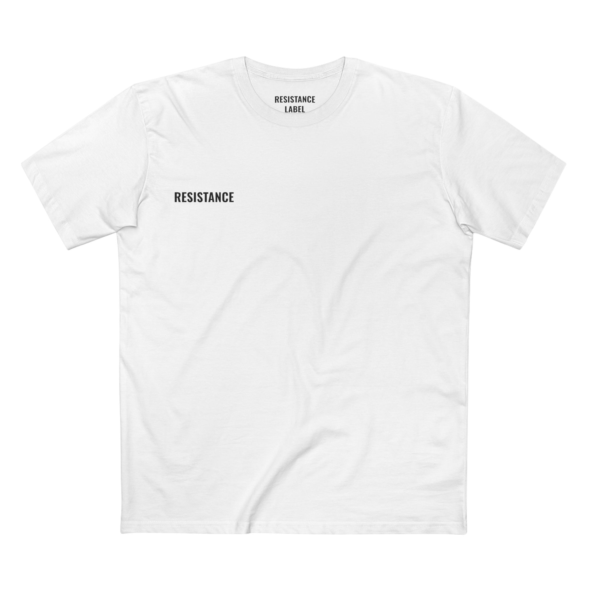 Resistance Chest Logo T-Shirt | White - Image 3