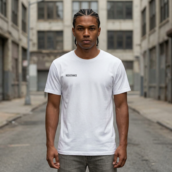 Resistance Chest Logo T-Shirt | White