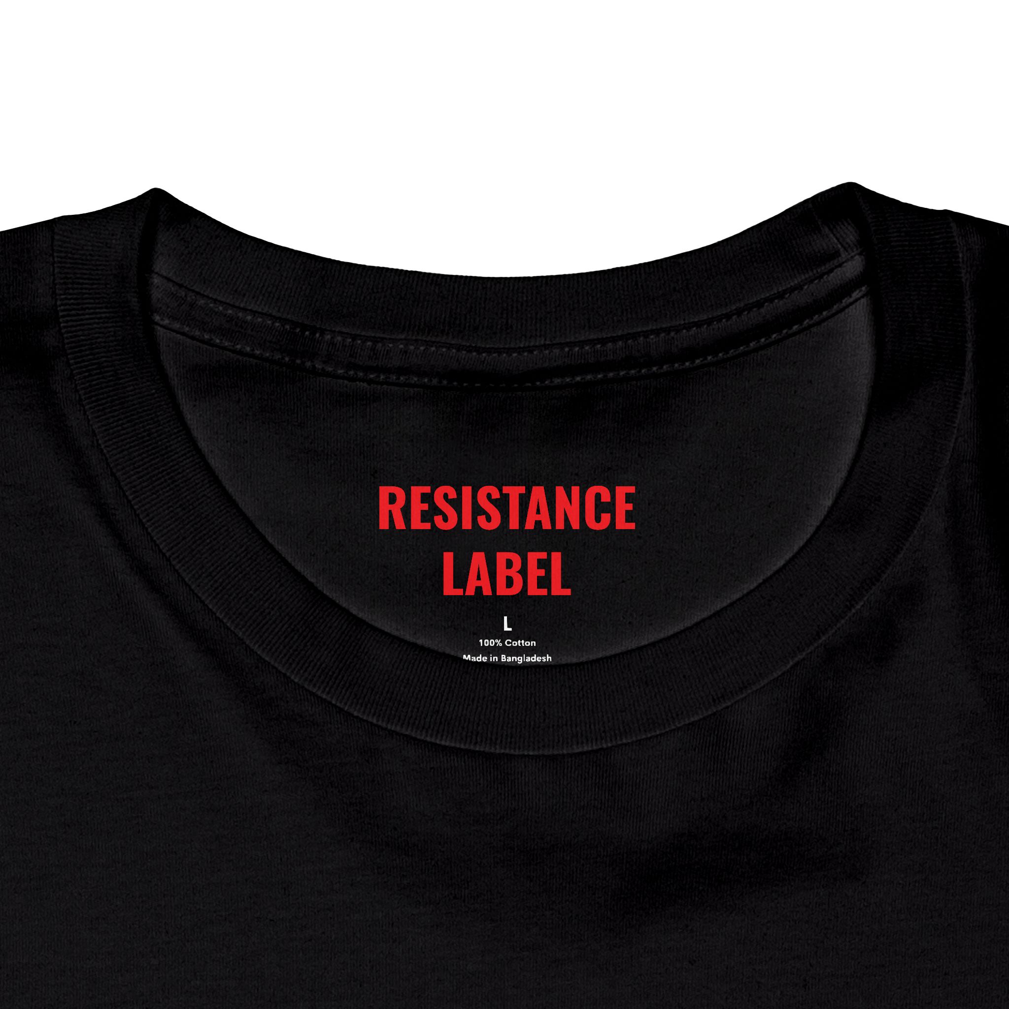 Expect Resistance T-Shirt | Black/Red - Image 6