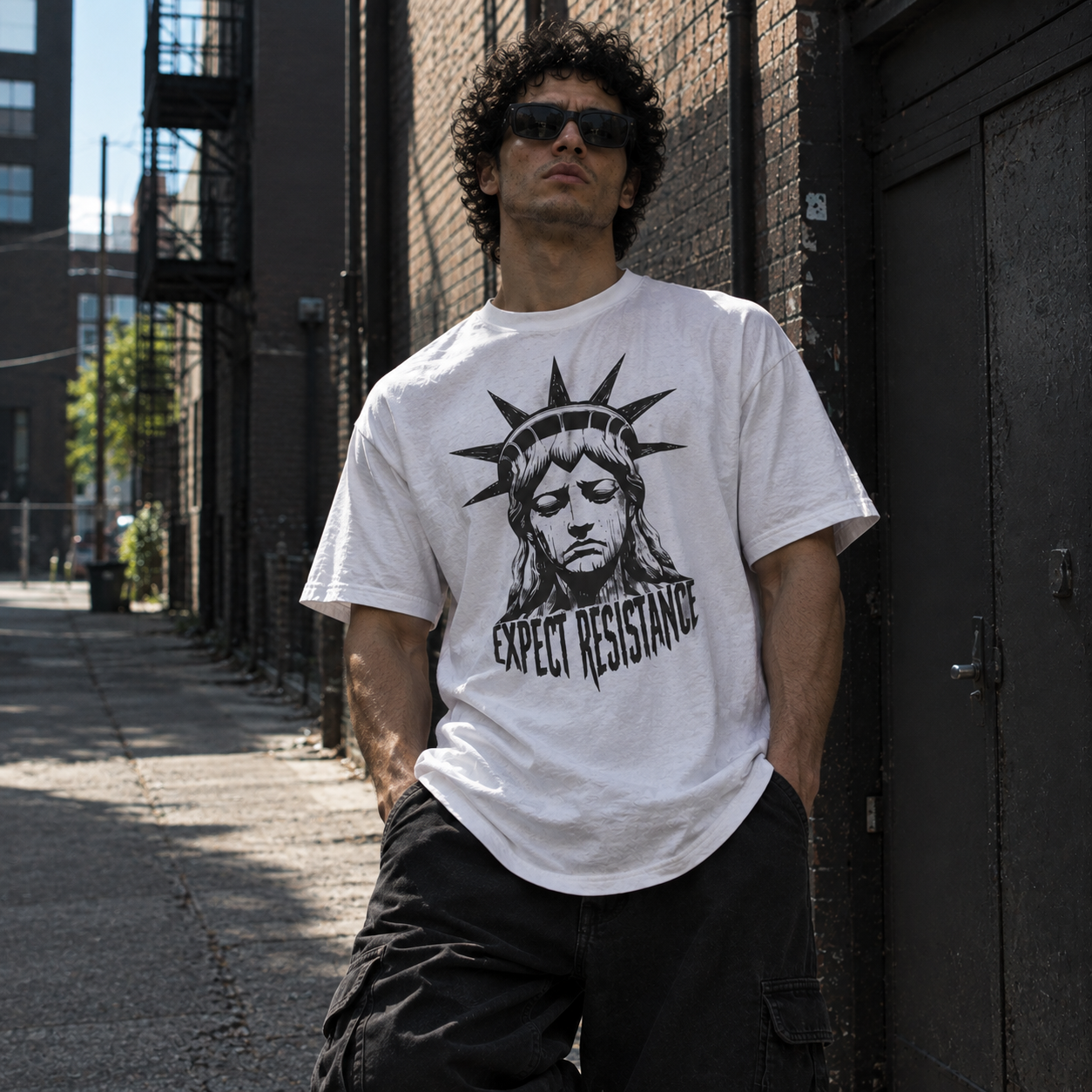 Expect Resistance T-Shirt | White