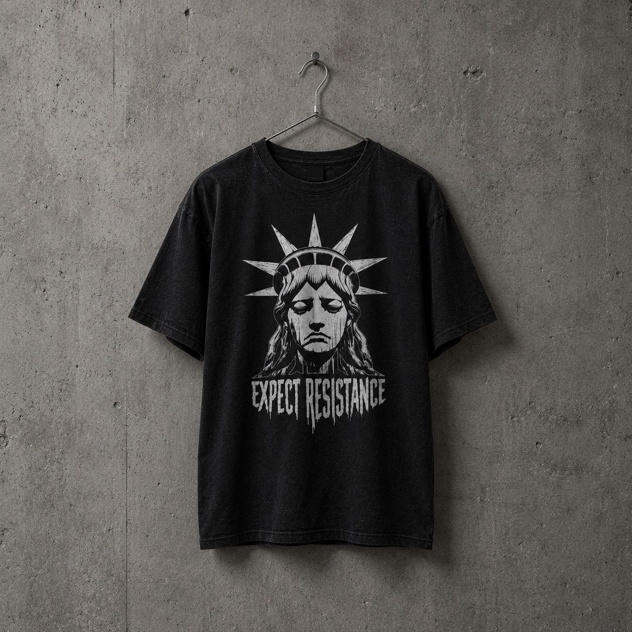 Expect Resistance T-Shirt | Black - Image 5