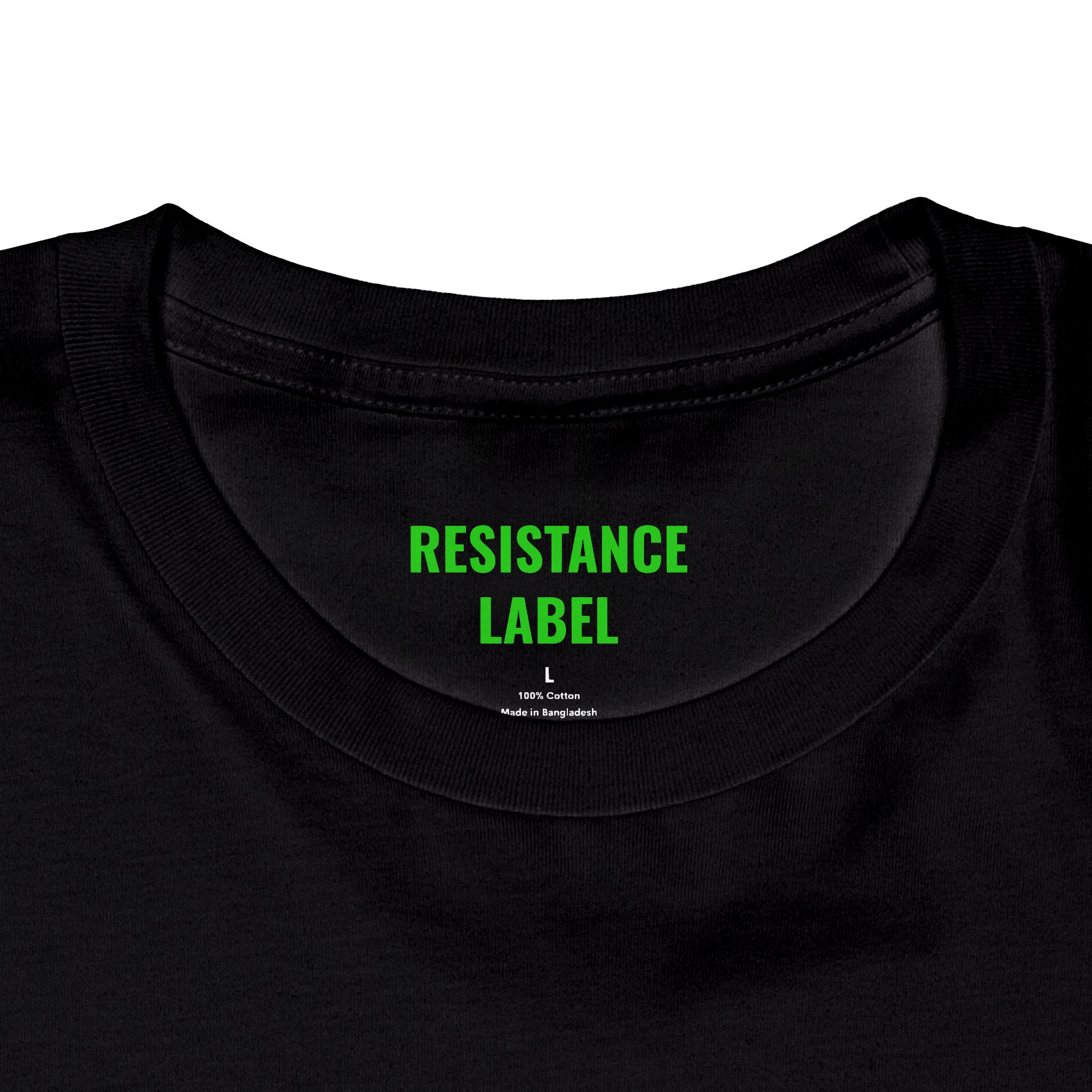 Expect Resistance T-Shirt | Black/Green - Image 7
