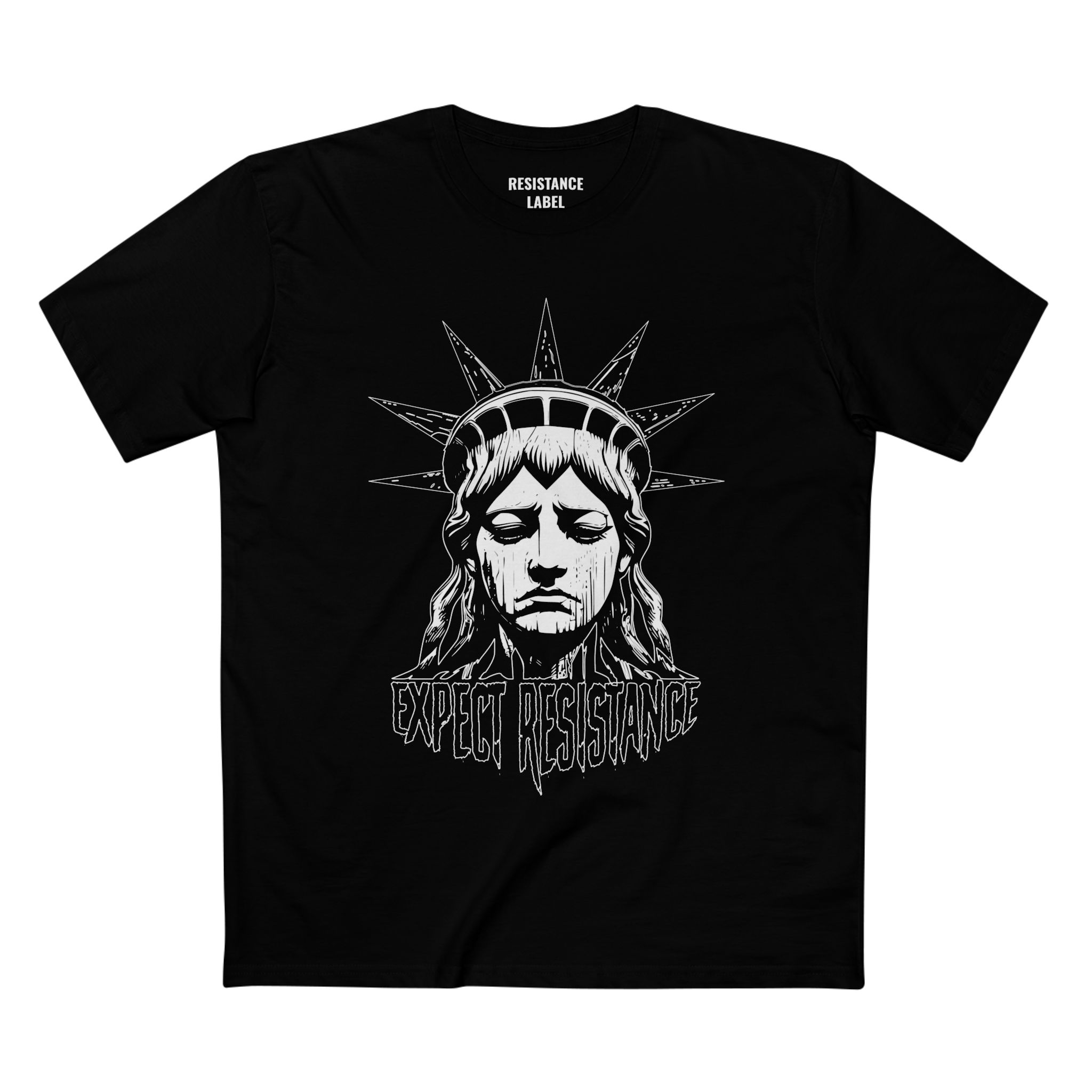 Expect Resistance T-Shirt | Black/White - Image 4