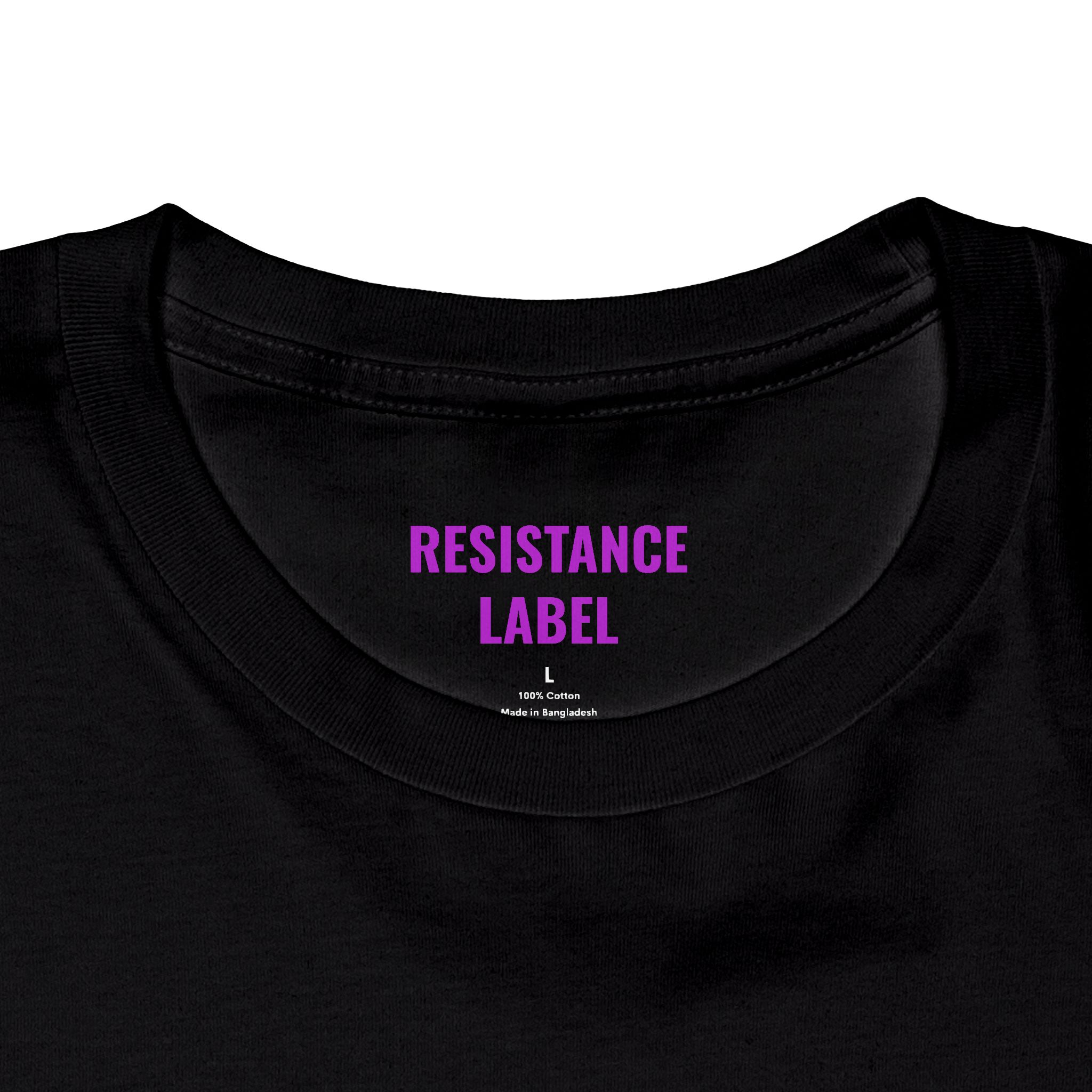 Expect Resistance T-Shirt | Black/Purple - Image 6