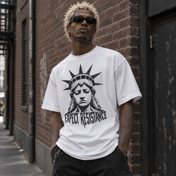 Expect Resistance T-Shirt | White