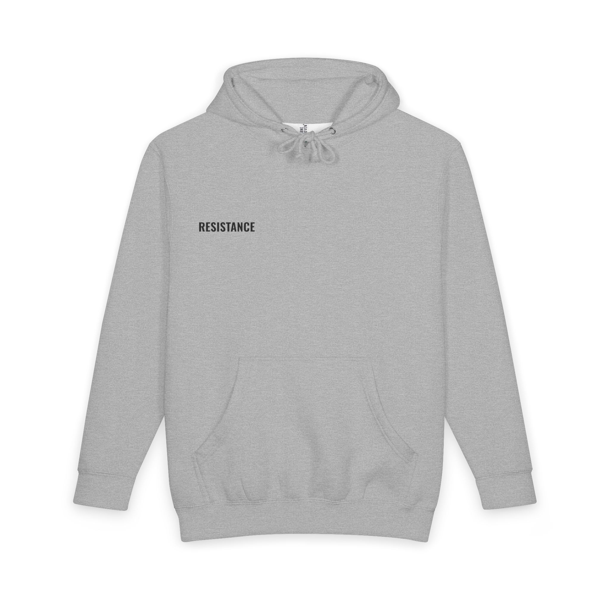 Resistance Chest Hoodie | Heather Gray - Image 3